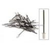 Kit de 35 rivets alu étanches tête chanfreinée pour baguettes de sol 